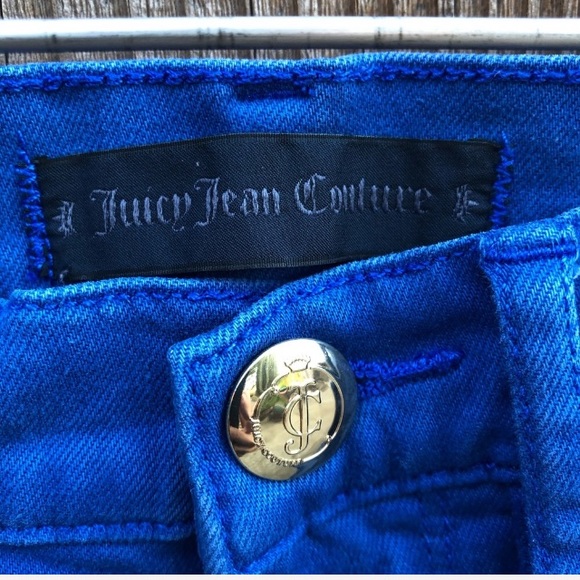 Juicy Couture Zuma blue sequin mini shorts 25 S - Picture 3 of 4